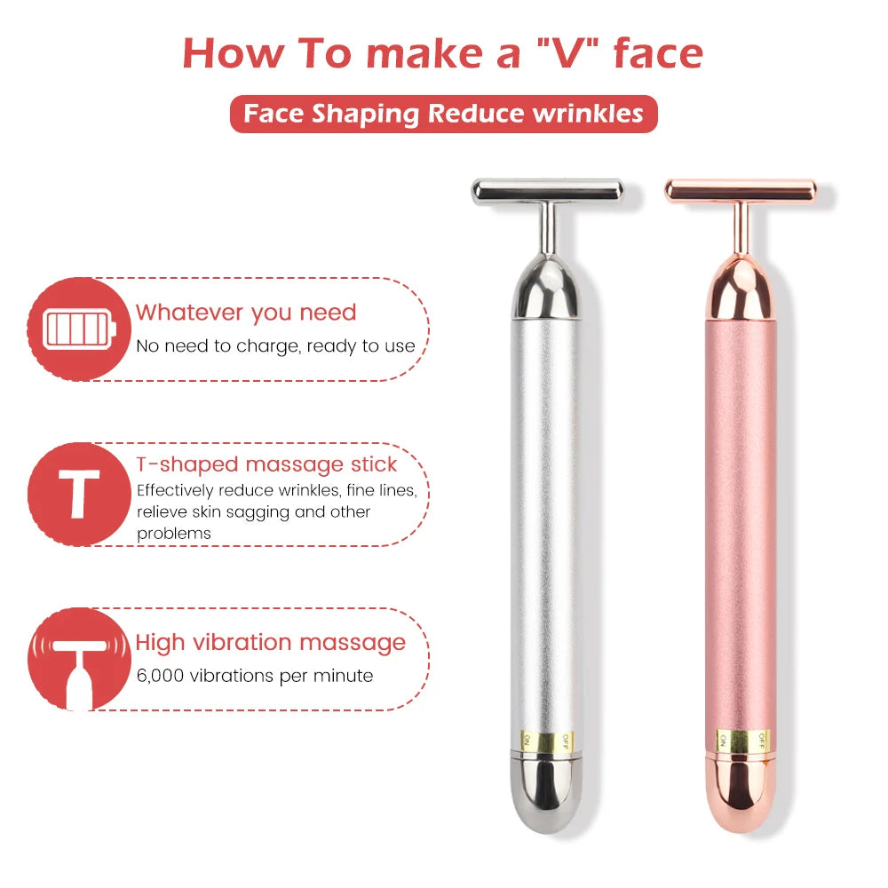 Roller Vibrating Facial Massager